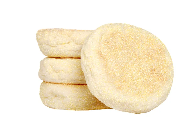 Isolated english muffins — Stock Photo, Image