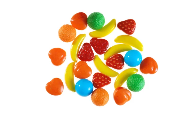 Caramelle di frutta dura assortite — Foto Stock