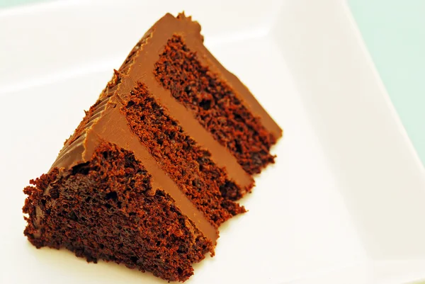Κέικ σοκολάτας από κοντά — Φωτογραφία Αρχείου