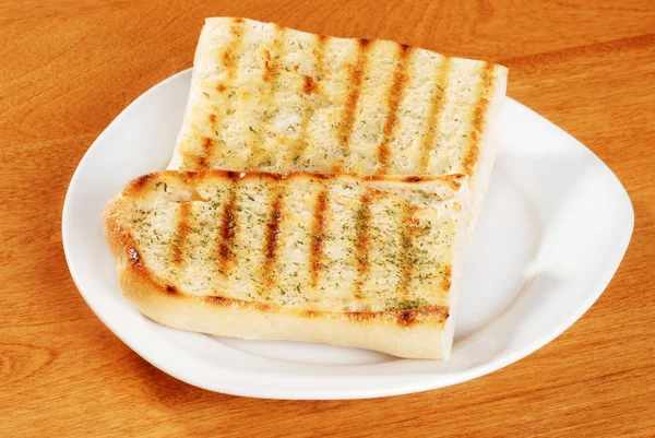Garlic bread with herbs — Stock Photo, Image