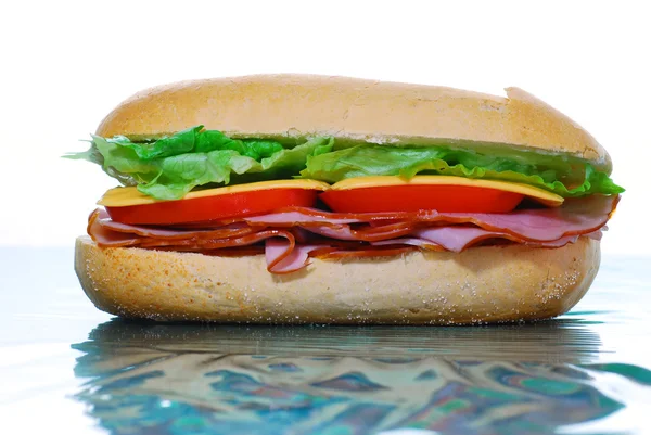 Ham and cheese Sandwich — Stock Photo, Image