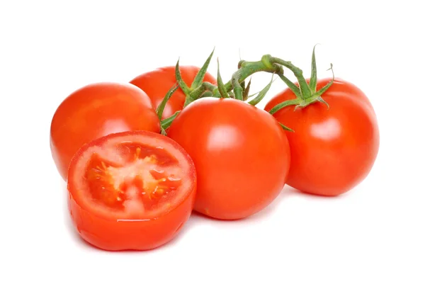 分離されたトマトのスライス 1 つ — ストック写真