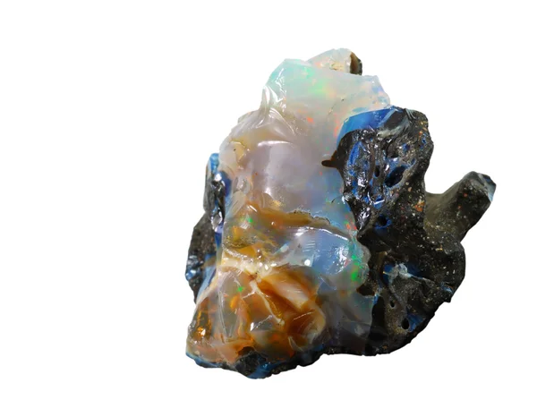 Nyers színes opál — Stock Fotó
