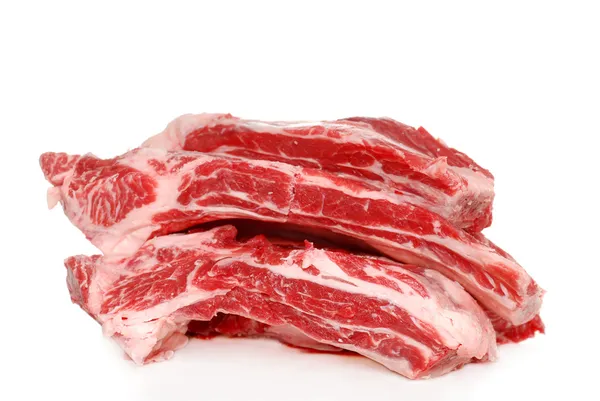 Carne cruda costillas de repuesto —  Fotos de Stock
