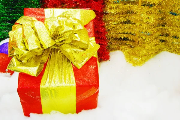 Red Christmas Present — Stock Photo, Image