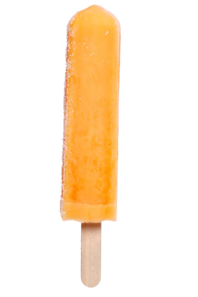 Orange flavored popsicle — Stock Photo, Image