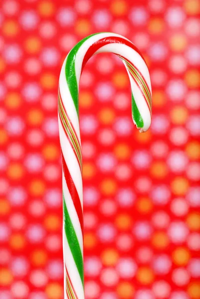 Striped candy cane — Stock Photo, Image