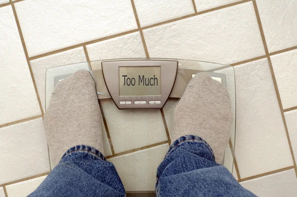 Problémy s hmotností? — Stock fotografie