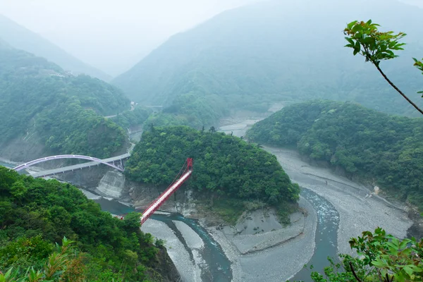 stock image Spectacular mountain bridge