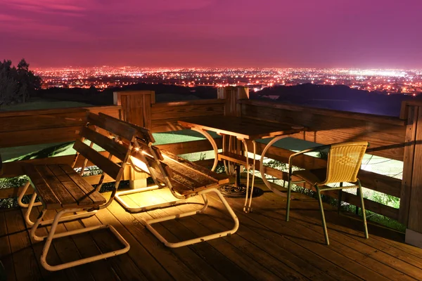 stock image Night outdoor restaurant in Taiwan