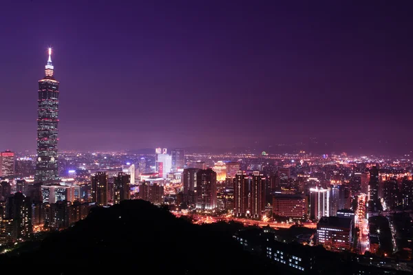 Stock image Taipei, Taiwan charming night