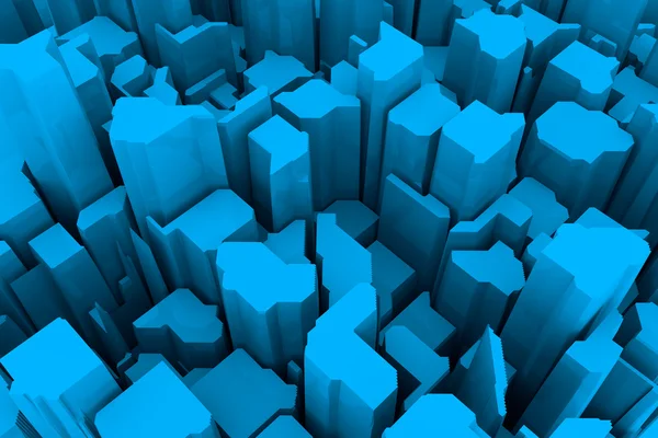 stock image Blue 3d pattern