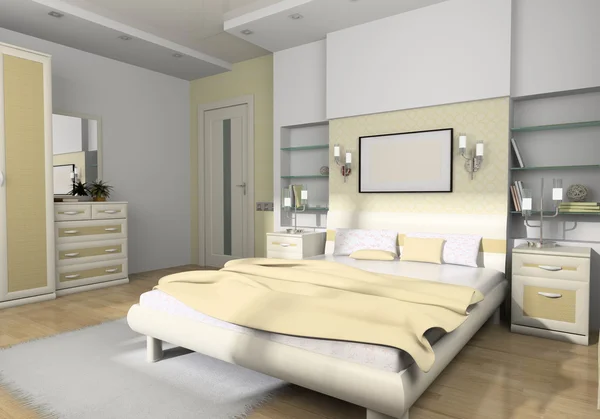 Interior to bedrooms — Stock Photo, Image
