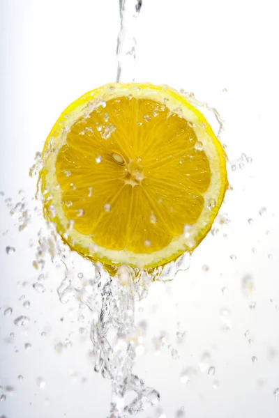 stock image Half lemon wash