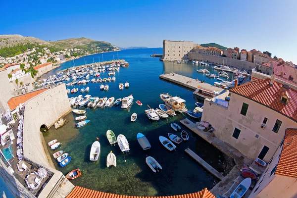 Dubrovnik harbor — Stock Photo, Image
