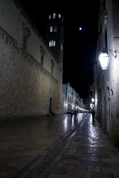 Dubrovnik bei Nacht — Stockfoto