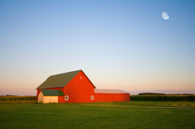 Red barn clipart