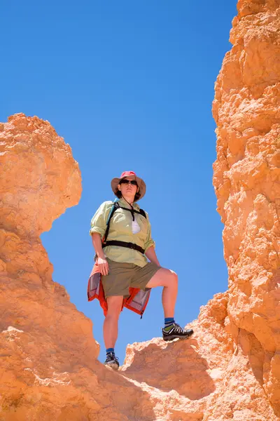 Senderismo en Bryce Canyon — Foto de Stock