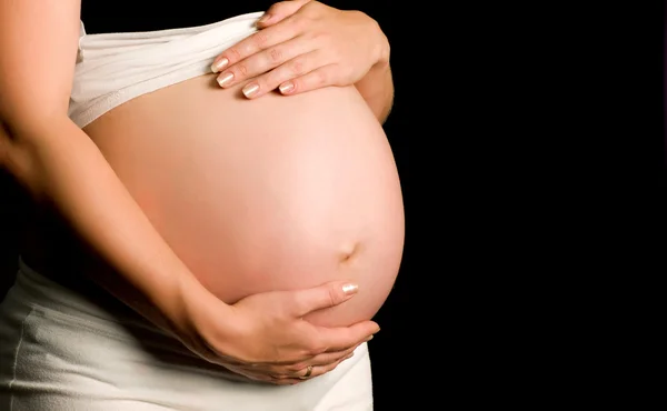 Hamile Göbeği — Stok fotoğraf