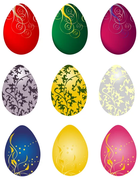 Œufs de Pâques — Image vectorielle