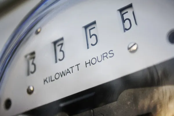 Kilowatt Meter — Stock Photo, Image