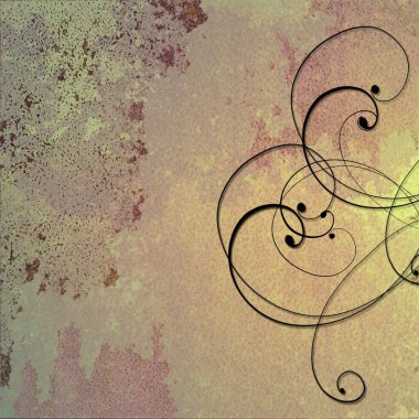 Purple abstract background with swirls clipart