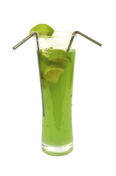 Lime and kiwi cocktail 스톡 사진