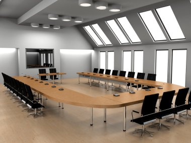 Conference of halls clipart