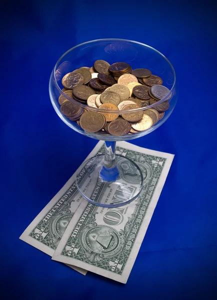 stock image Cocktail from money