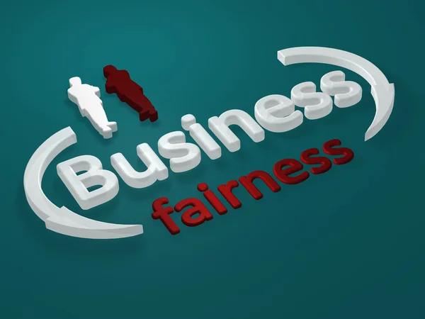 Business - Fairness - letters — Stock Photo, Image
