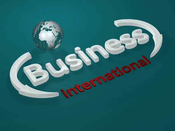Business - international - letters — Stock Photo, Image