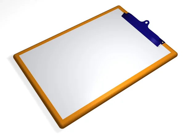 Clipboard - text box - 3D — Stock Photo, Image