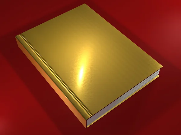 stock image Golden book - 3D