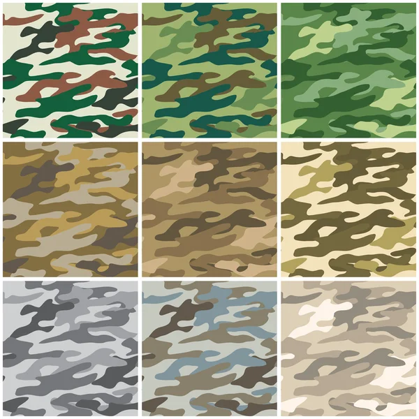 Camouflage seamless — Stock Vector