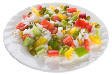 Rice salad clipart