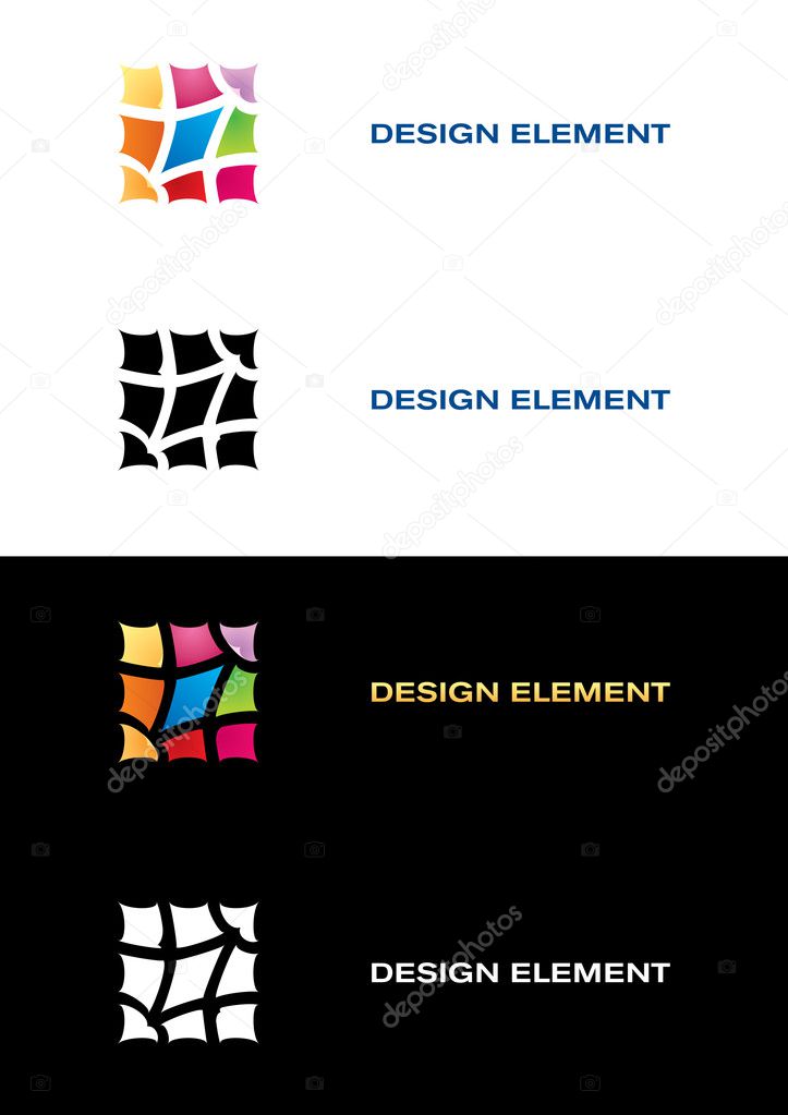 Logo templates. Color tile.