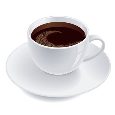 Vector illustration. A cup of coffee. clipart