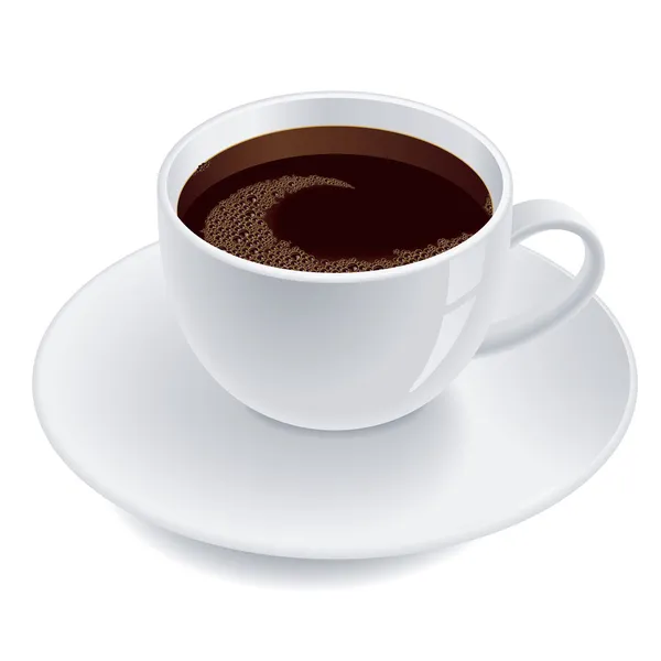 Vektorillustration. eine Tasse Kaffee. — Stockvektor