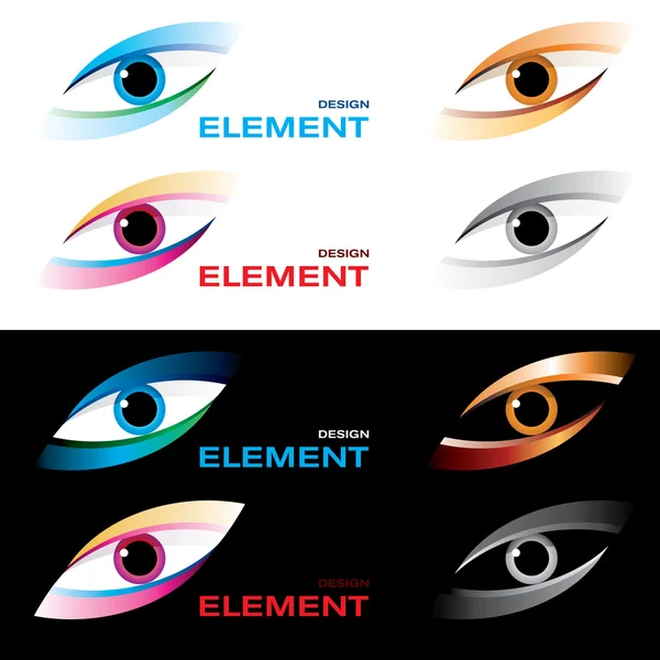 Logo oko. — Stockový vektor