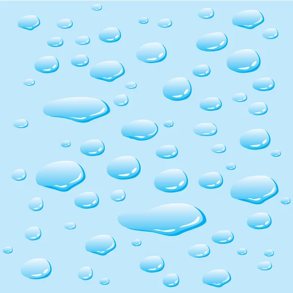 Gouttes d'eau fond — Image vectorielle
