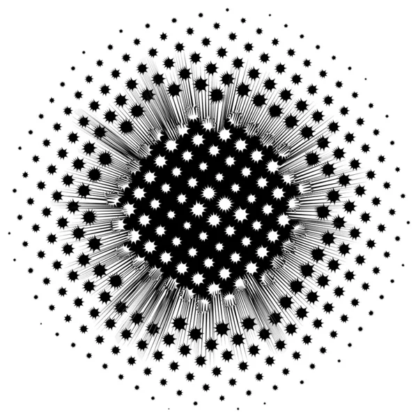 Taches rondes bleues abstraites — Image vectorielle