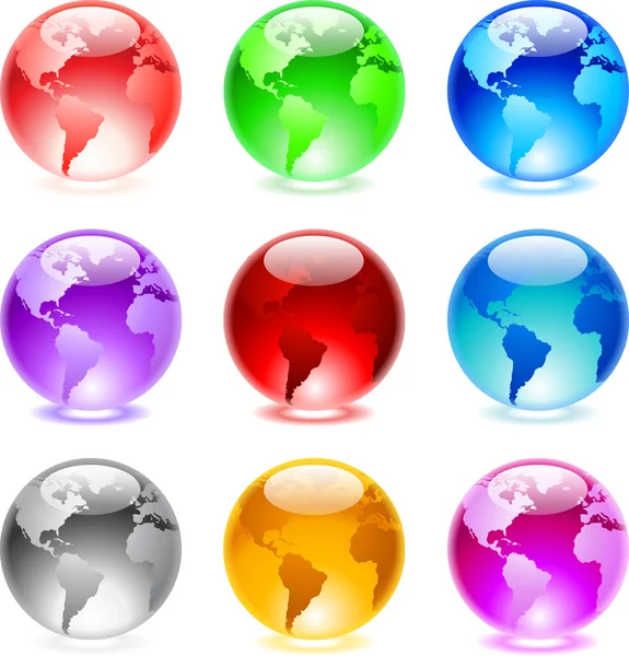Sphères brillantes — Image vectorielle