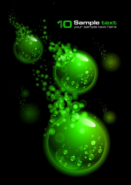 Vector abstract ontwerp. bubbels — Stockvector