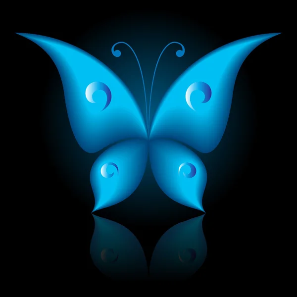 Simplemente mariposa — Archivo Imágenes Vectoriales