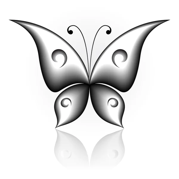 Gewoon vlinder — Stockvector