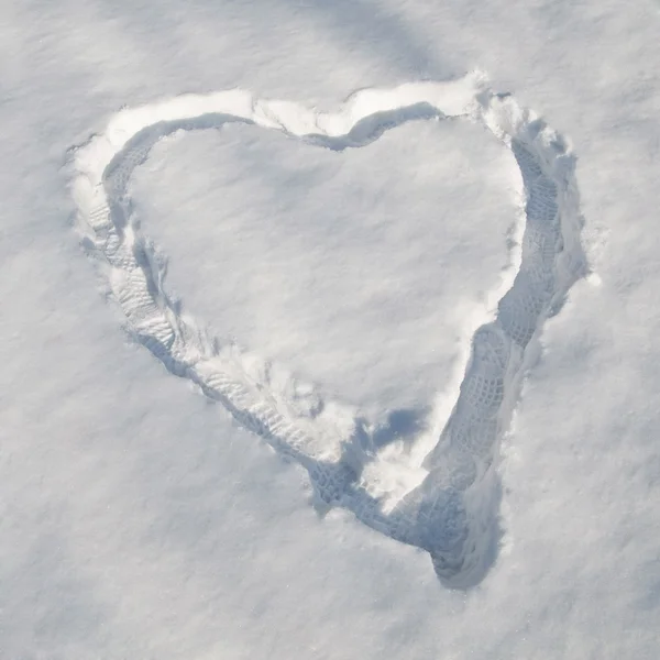 雪の心 — ストック写真