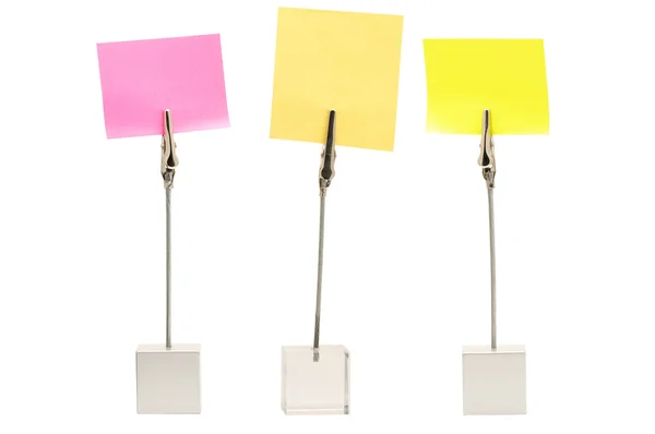 stock image Set of memo holders