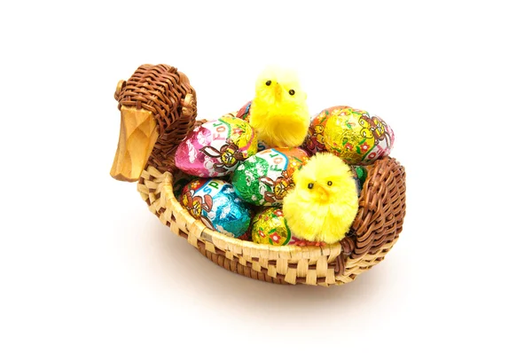 stock image Easter basket