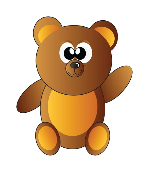 Happy teddy bear — Stock Photo, Image