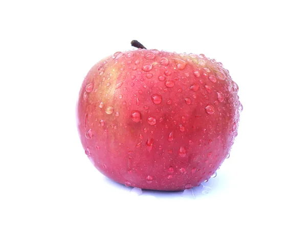 Pomme avec gouttes d'eau — Photo
